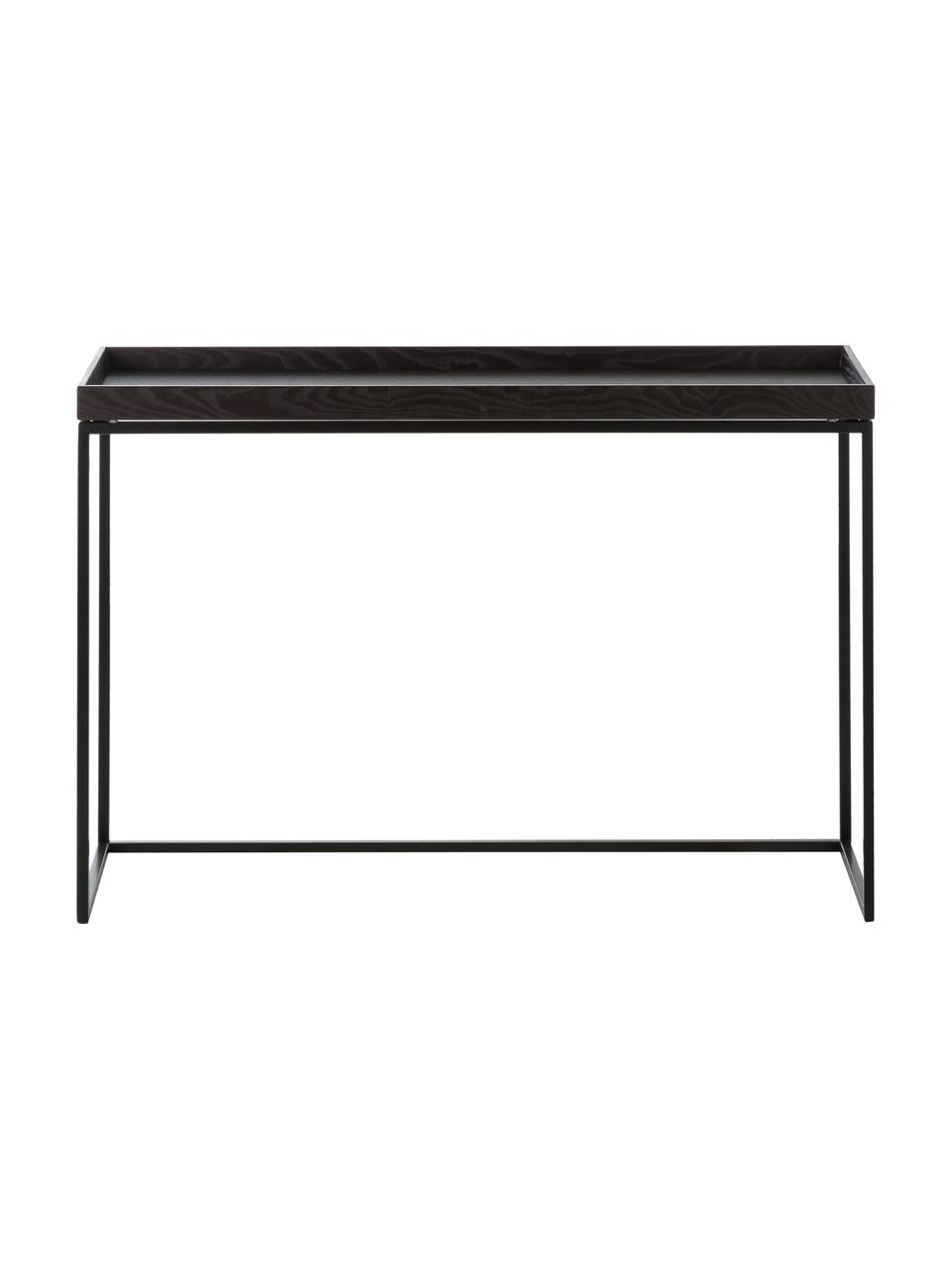 Console design Pizzo, Noir, larg. 100 x prof. 34 cm