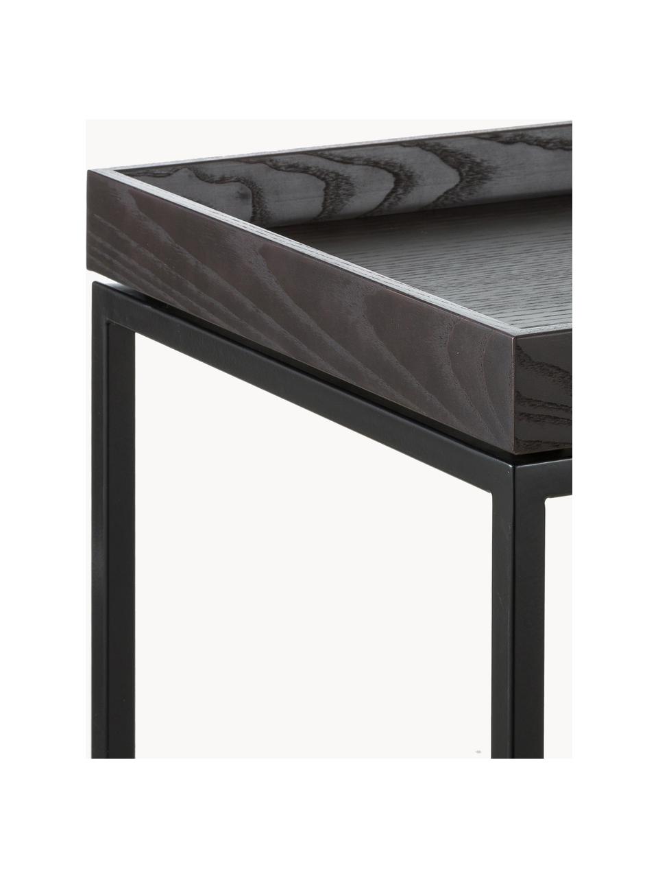 Console design Pizzo, Noir, larg. 100 x prof. 34 cm