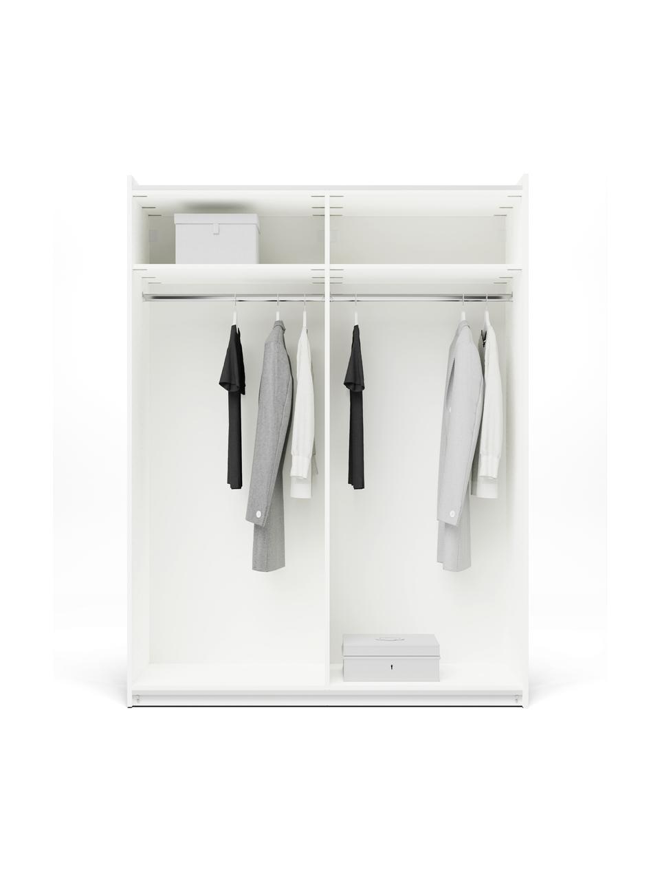 Armoire modulaire à portes coulissantes Charlotte, larg. 150 cm, plusieurs variantes, Beige, Basic Interior, larg. 150 x haut. 200 cm