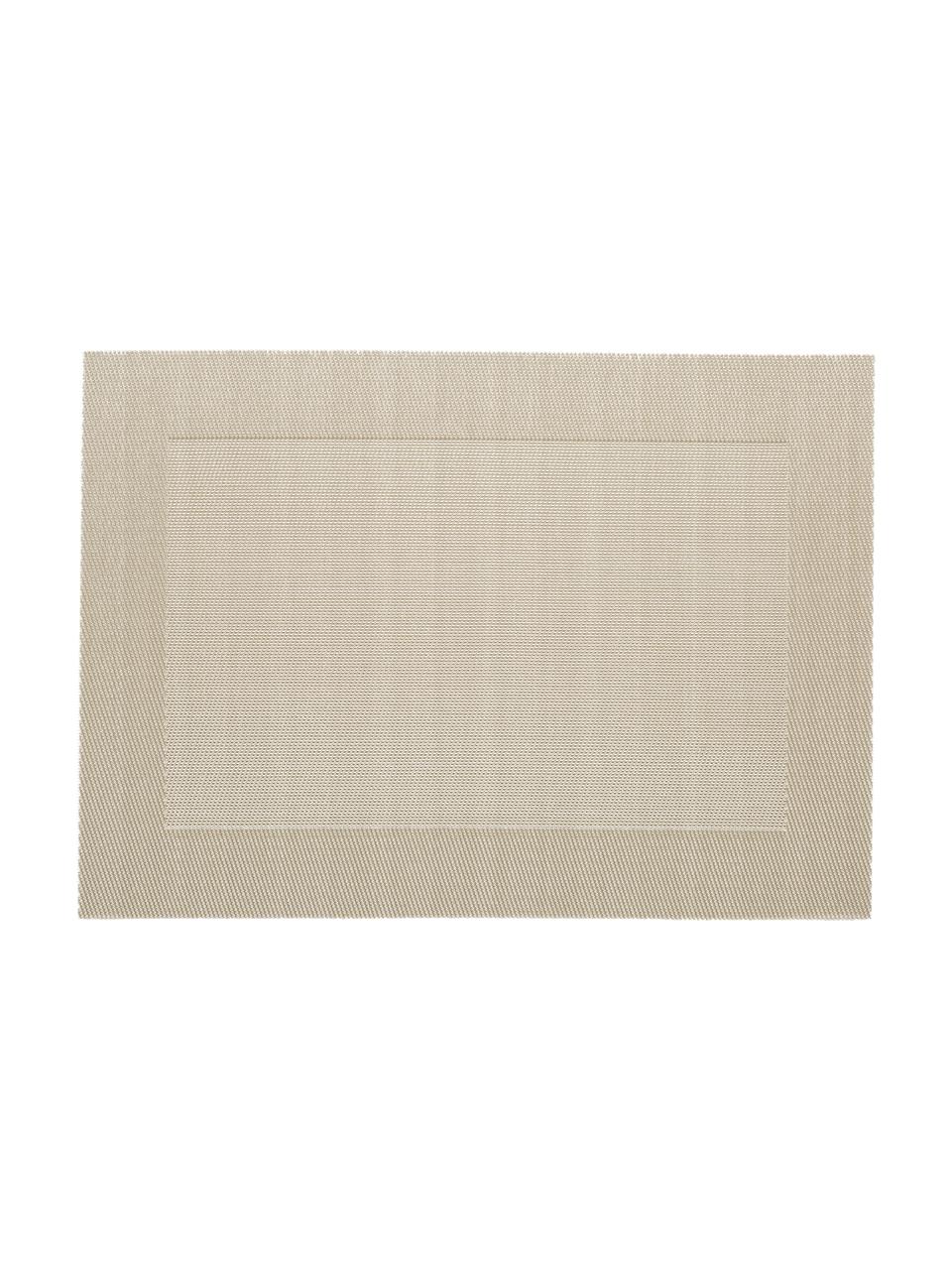Manteles individuales de plástico Trefl, 2 uds., Plástico, Beige, An 33 x L 46 cm