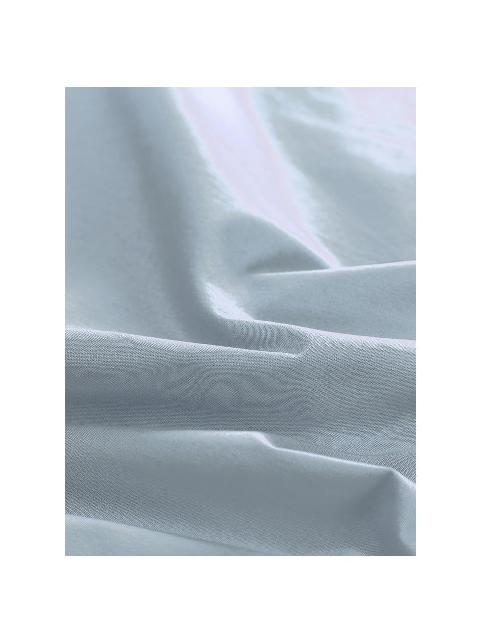 Bavlnená posteľná bielizeň z bavlneného perkálu s volánmi Florence, Svetlomodrá, 200 x 200 cm + 2 vankúše 80 x 80 cm