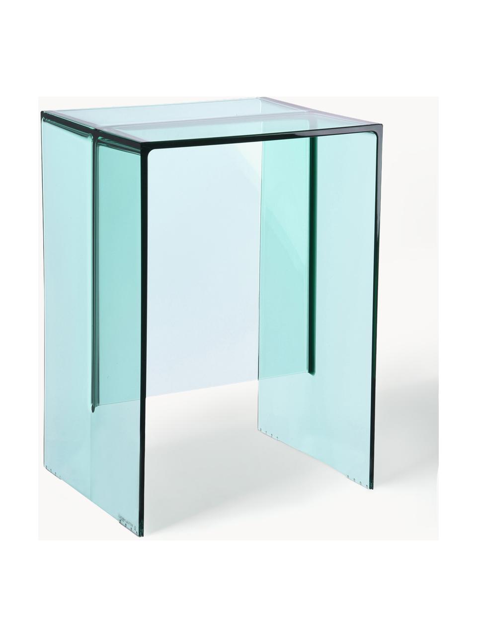 Dizajnový odkladací stolík Max-Beam, Plast, Tyrkysovozelená, Š 33 x V 47 cm