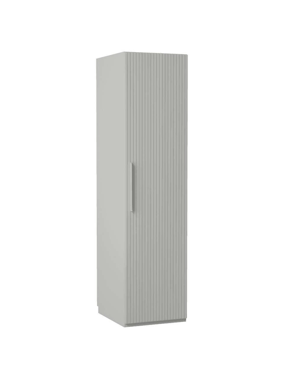 Modulární skříň s otočnými dveřmi Simone, šířka 50 cm, různé varianty, Dřevo, šedá, Interiér Basic, výška 200 cm