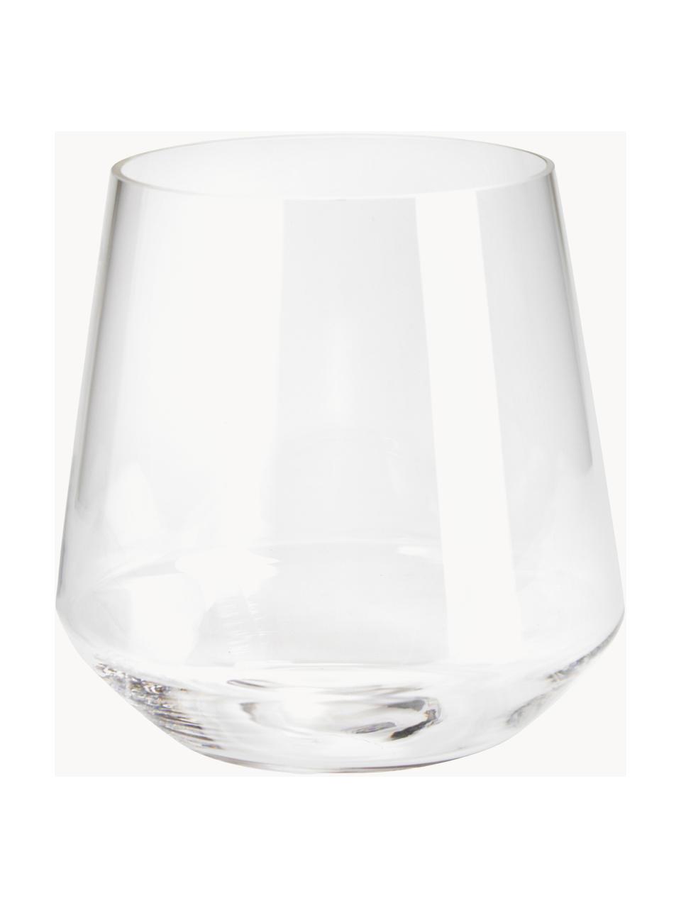 Mundgeblasene Glas-Vase Joyce, H 16 cm, Glas, Transparent, Ø 16 x H 16 cm