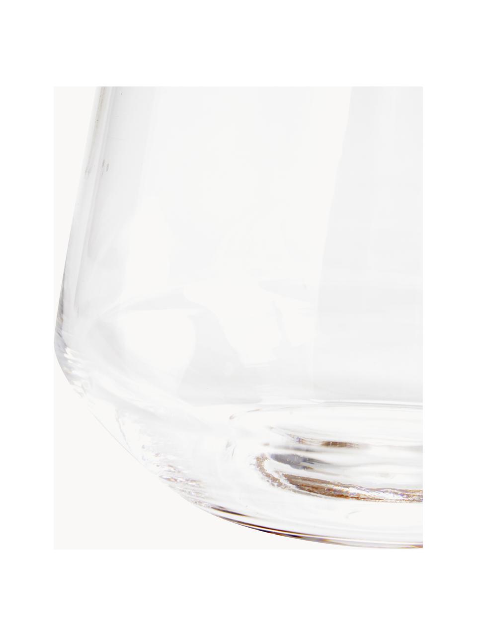 Mundgeblasene Glas-Vase Joyce, H 16 cm, Glas, Transparent, Ø 16 x H 16 cm
