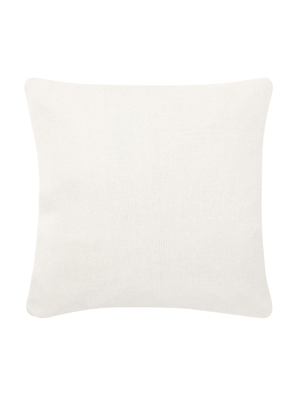 Poszewka na poduszkę Kelly, 100% bawełna, Kremowobiały, S 40 x D 40 cm