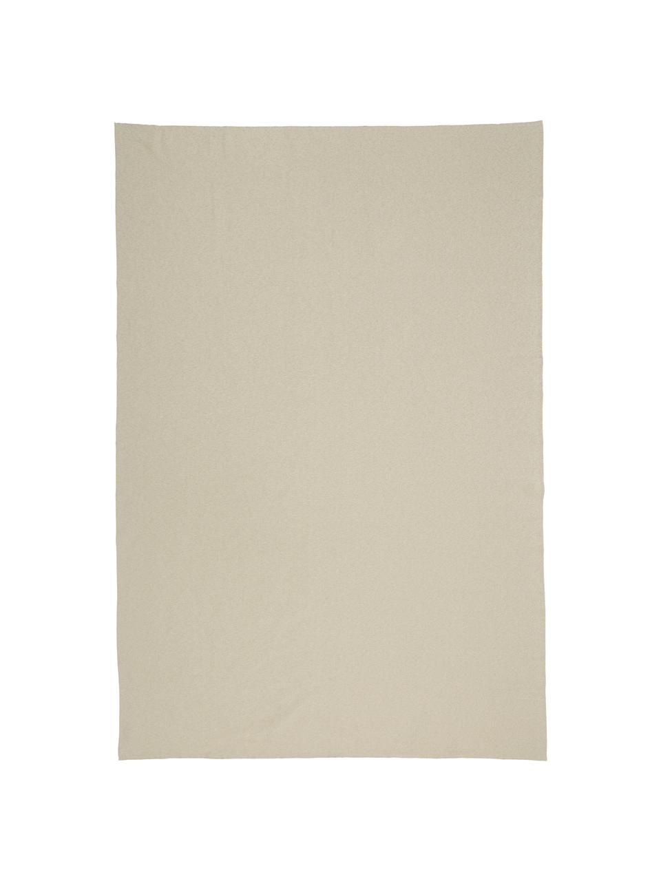 Katoenen tafelkleed Vialactea met goudkleurige decoratie, Katoen, Lurex, Beige, goudkleurig, Voor 6 - 8 personen (B 170 x L 260 cm)