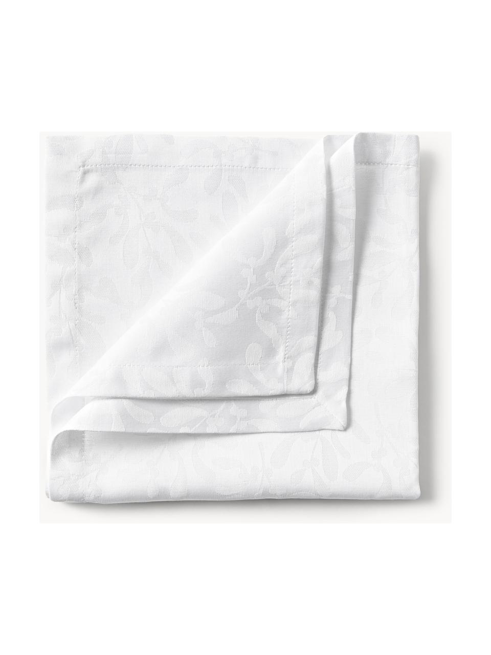 Serviettes en textile avec motif hivernal Hollyn, 4 pièces, 100 % coton

Le matériau est certifié STANDARD 100 OEKO-TEX®, 2534CIT, CITEVE, Blanc, larg. 45 x long. 45 cm