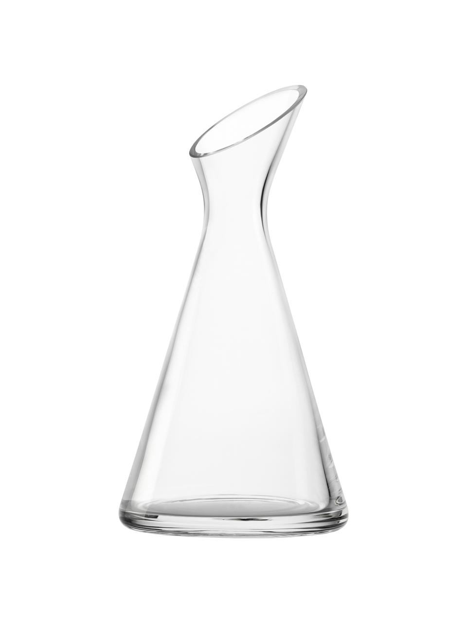 Jarra de cristal soplado artesanalmente One, 1 L, Cristal, Transparente, Al 29 cm, 1 L