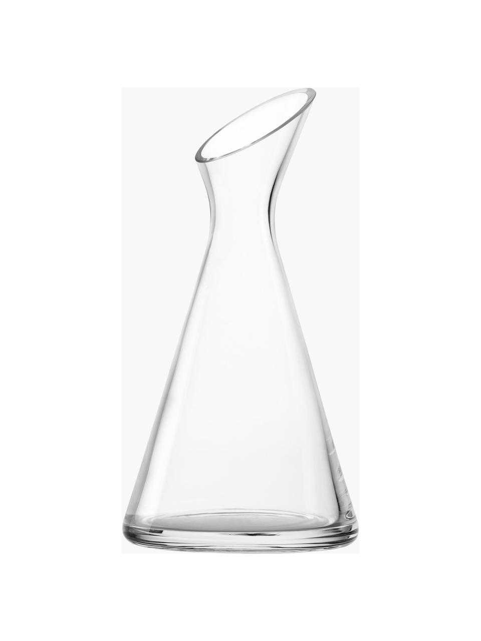 Mundgeblasene Kristall-Wasserkaraffe One, 1 L, Kristallglas, Transparent, 1 L