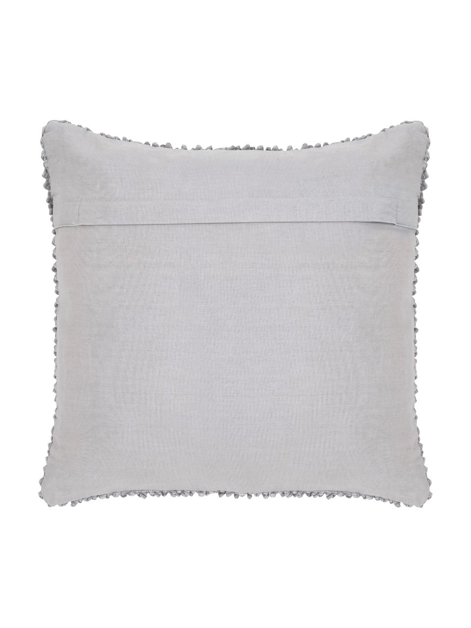 Poszewka na poduszkę Indi, 100% bawełna, Jasny szary, S 45 x D 45 cm