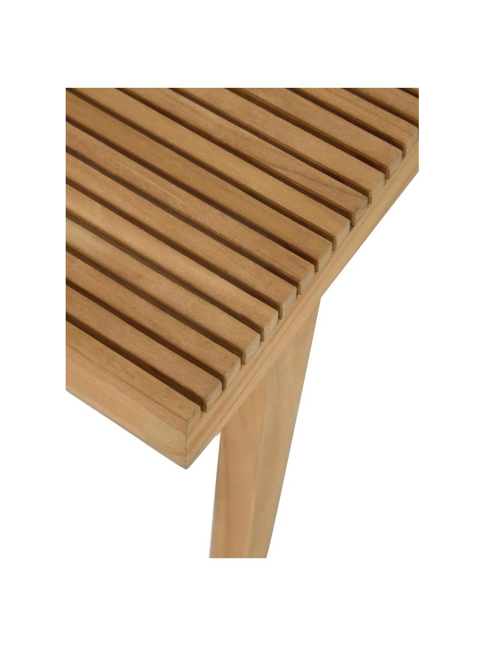 Stolička z masivního teaku Vicentina, Teakové dřevo, Teakové dřevo, Š 40 cm, V 46 cm