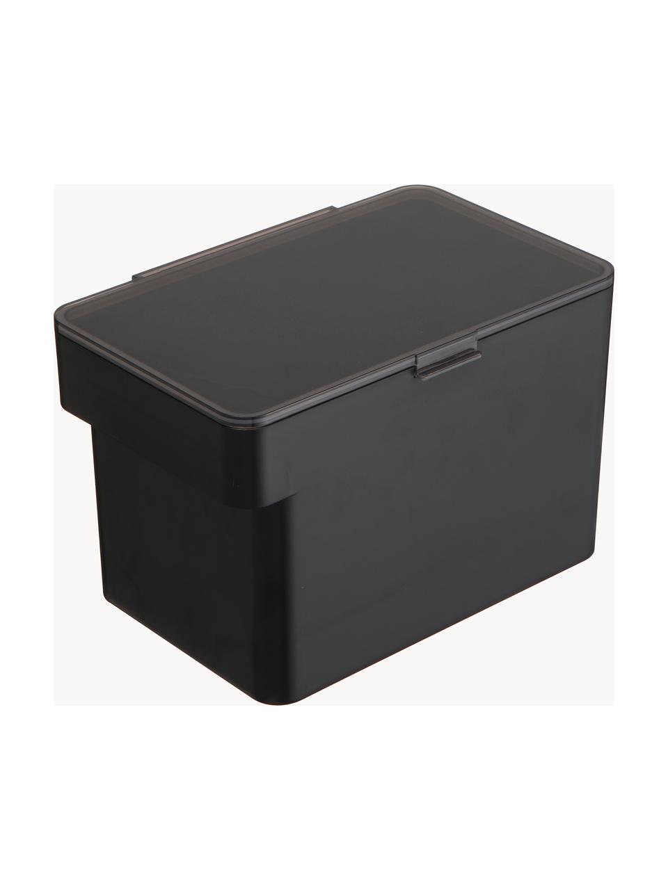 Caja con medidor para comida Tower, 2 pzas., Plástico, Negro, An 30 x Al 20 cm