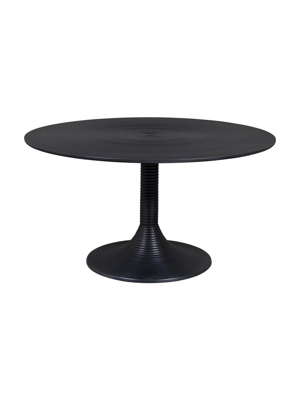 Table basse ronde, noire Hypnotising, Noir