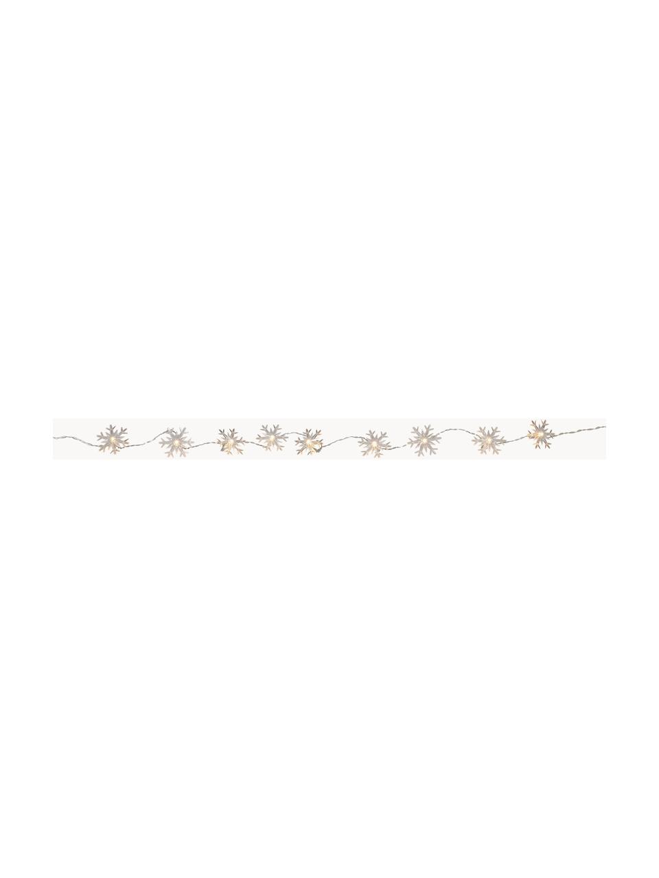 Guirlande lumineuse LED Izy Snowflake, 185 cm, Transparent, long. 185 cm