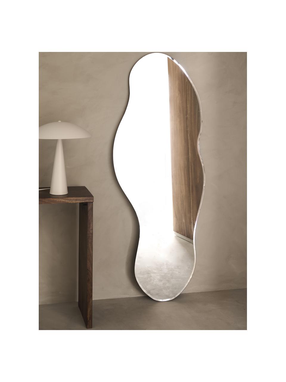 Espejo de pared sin marco Jessie, Parte trasera: tablero de fibras de dens, Espejo: cristal, Negro, An 58 x Al 150 cm