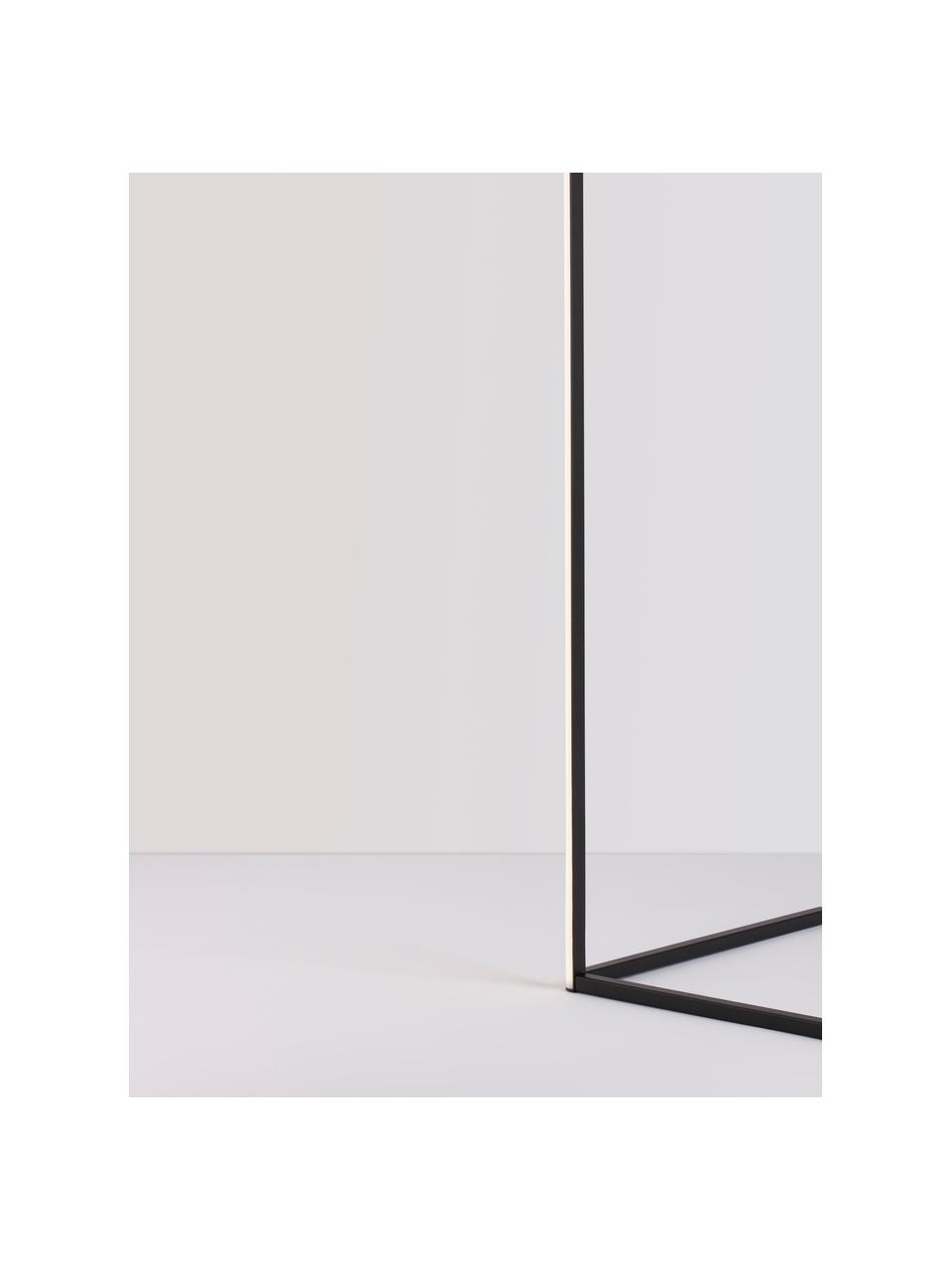 Lampa podłogowa V-Line, Stelaż: aluminium powlekane, Czarny, W 141 cm