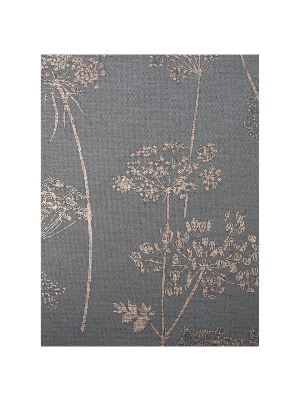 Papel pintado Stilistic Flower, Tejido no tejido, Gris, beige, An 52 x Al 1005 cm