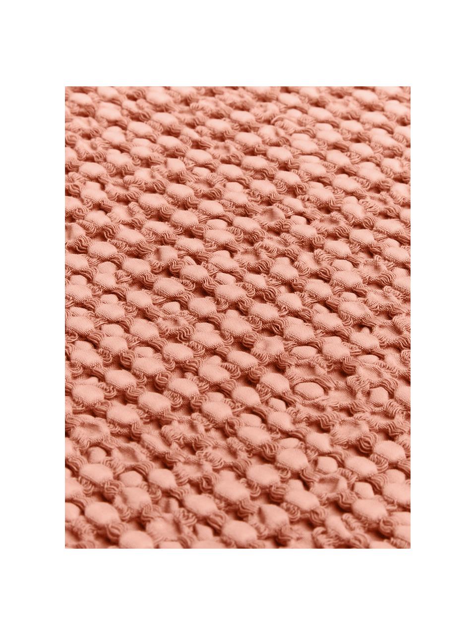 Tagesdecke Vigo mit strukturierter Oberfläche, 100% Baumwolle, Helles Rosa, B 220 x L 240 cm (für Betten bis 180 x 200 cm)