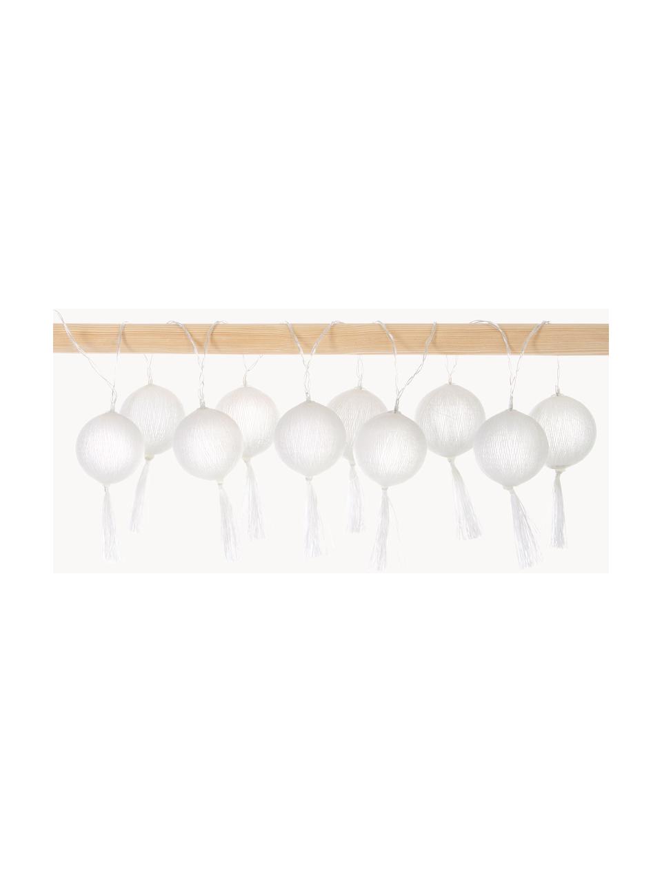 Guirlande lumineuse LED Jolly Tassel, 185 cm, Blanc, long. 185 cm