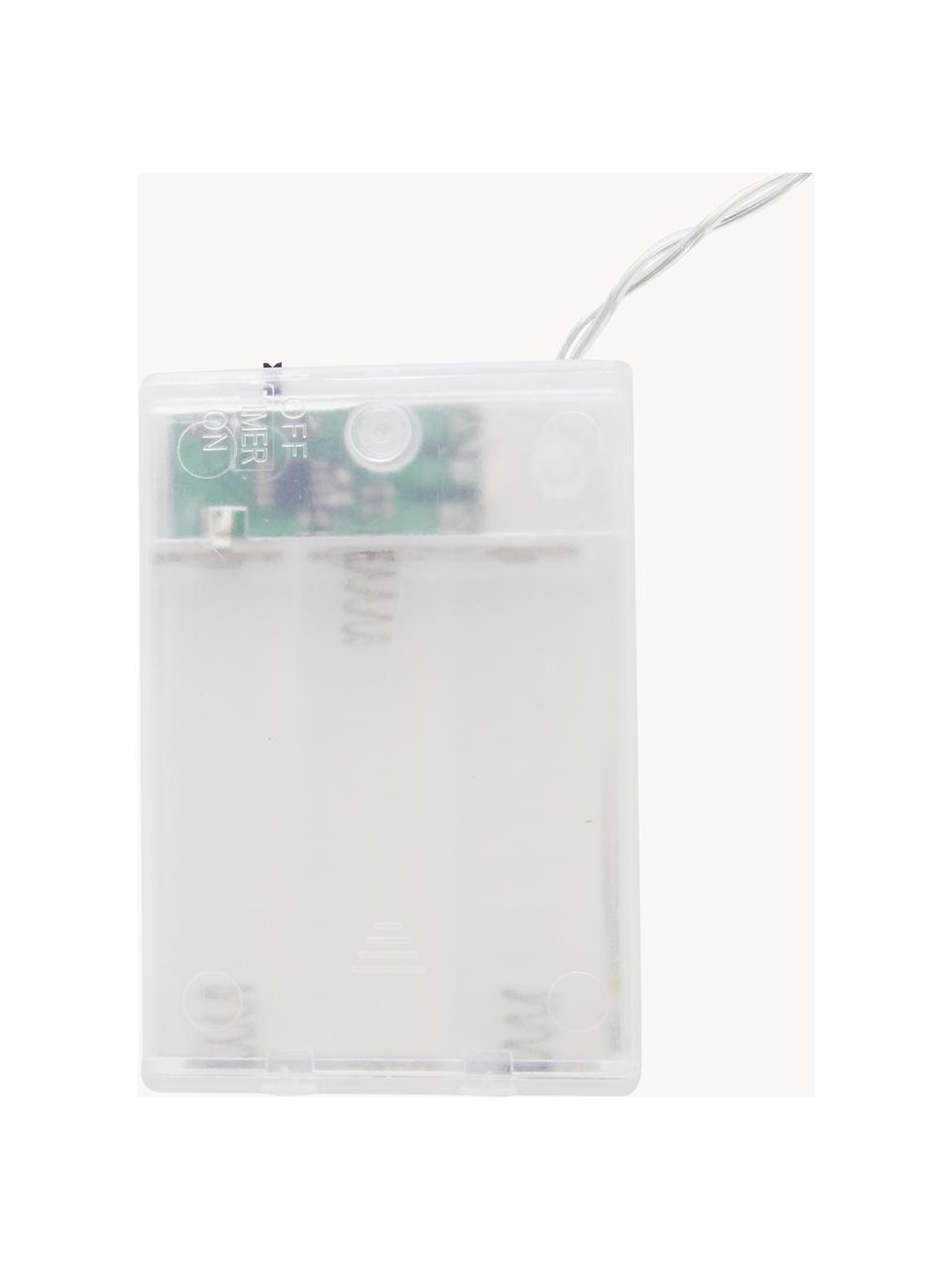 Ghirlanda a LED a batteria Jolly Tassel, 185 cm, Lanterne: plastica, Bianco, Lung. 185 cm