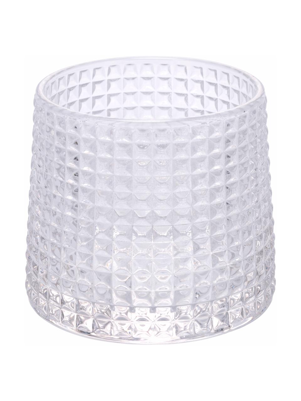 Sada sklenic na koktejly se strukturálním vzorem Vintage, 6 dílů, Sklo, Transparentní, Ø 8 x V 8 cm, 174 ml