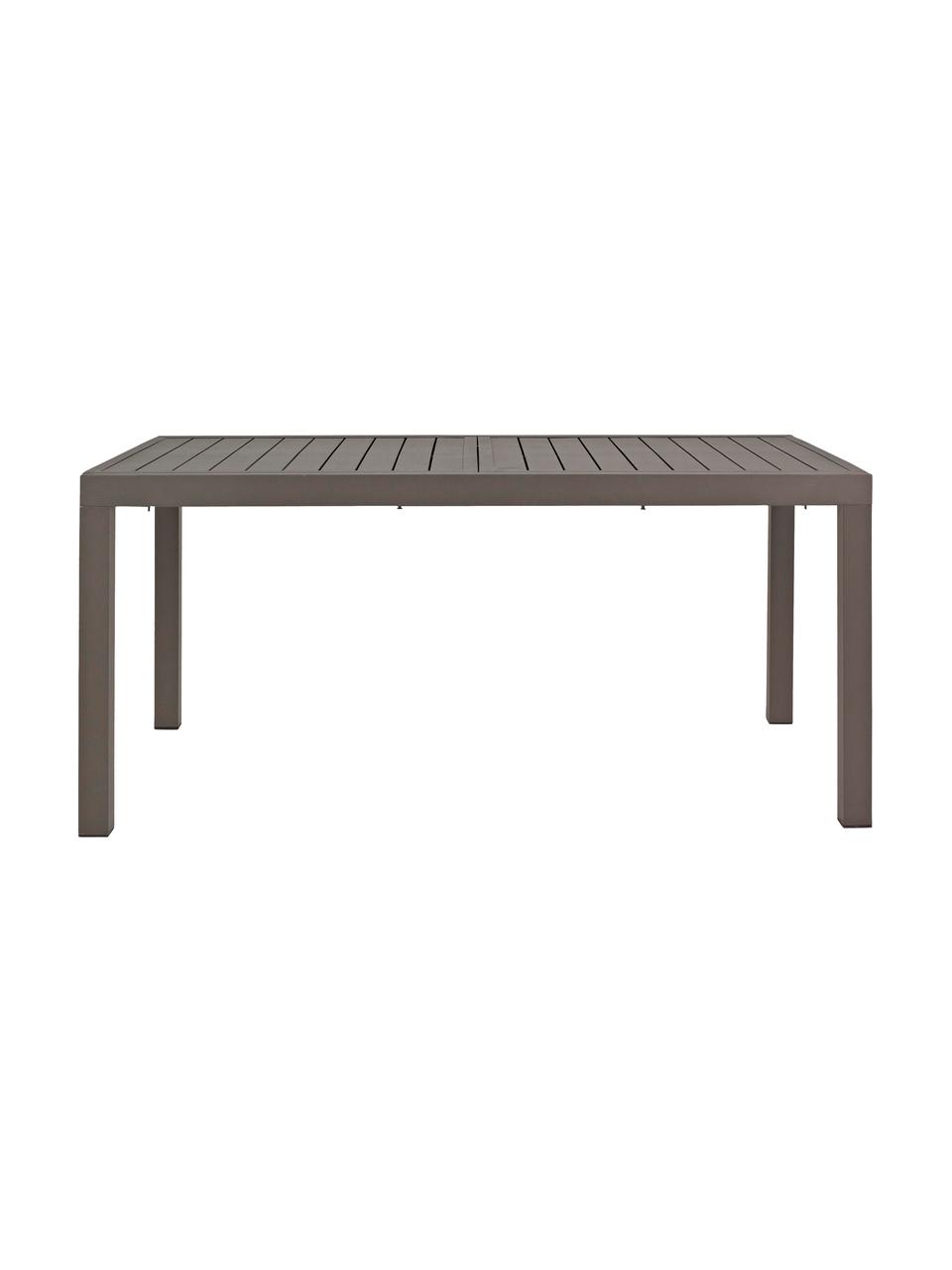 Uitschuifbare tuintafel Hilde in koffiebruin, in verschillende formaten, Koffiebruin, B 160 tot 240 x D 90 cm