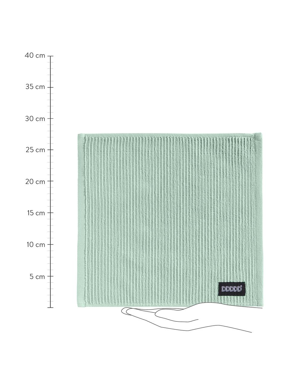 Panno assorbente Basic Clean 4 pz, Cotone, Verde, Larg. 30 x Lung. 30 cm