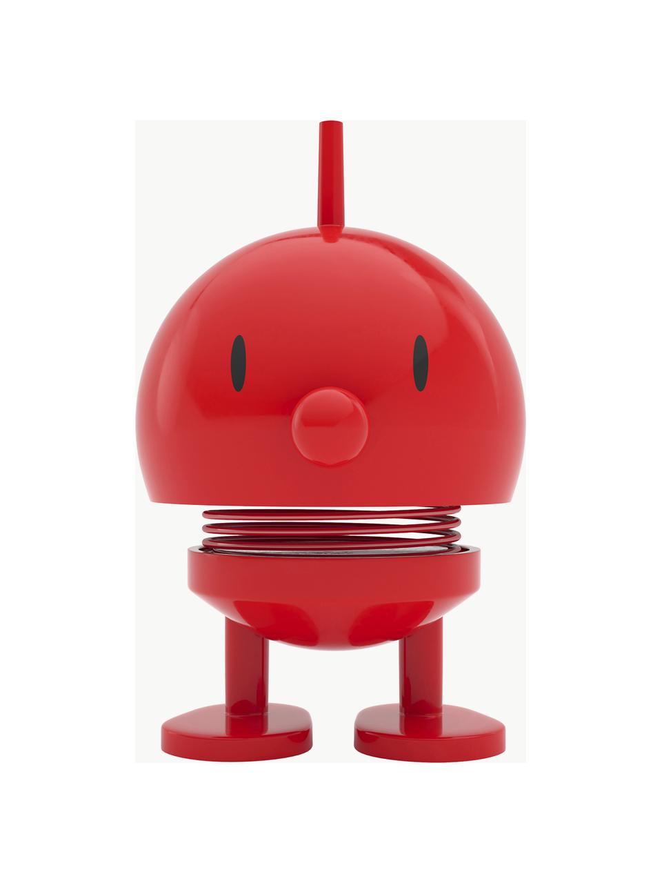 Objet décoratif Hoptimist Bumble, haut. 8 cm, Plastique, Rouge, Ø 5 cm