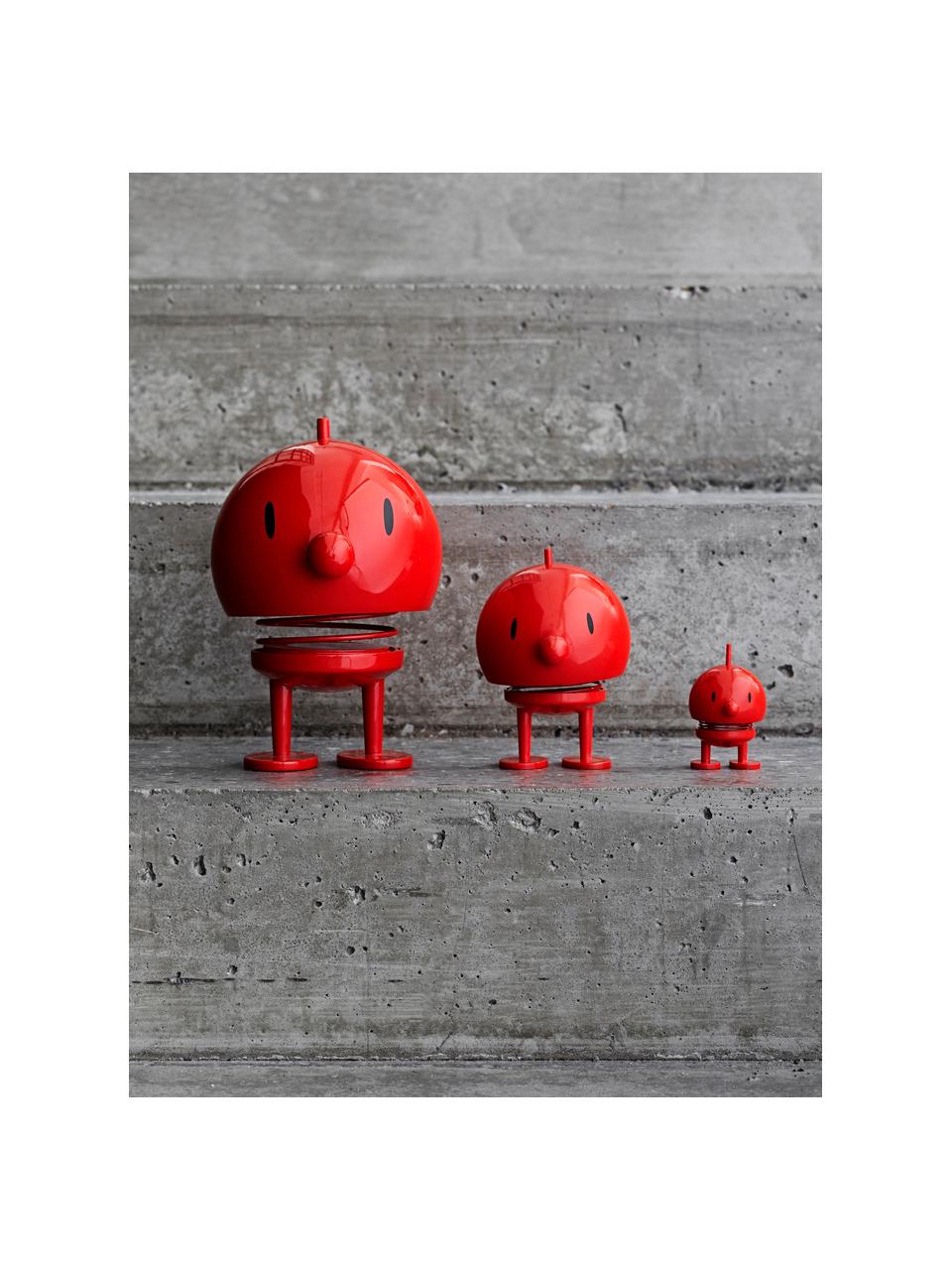 Objet décoratif Hoptimist Bumble, haut. 8 cm, Plastique, Rouge, Ø 5 cm