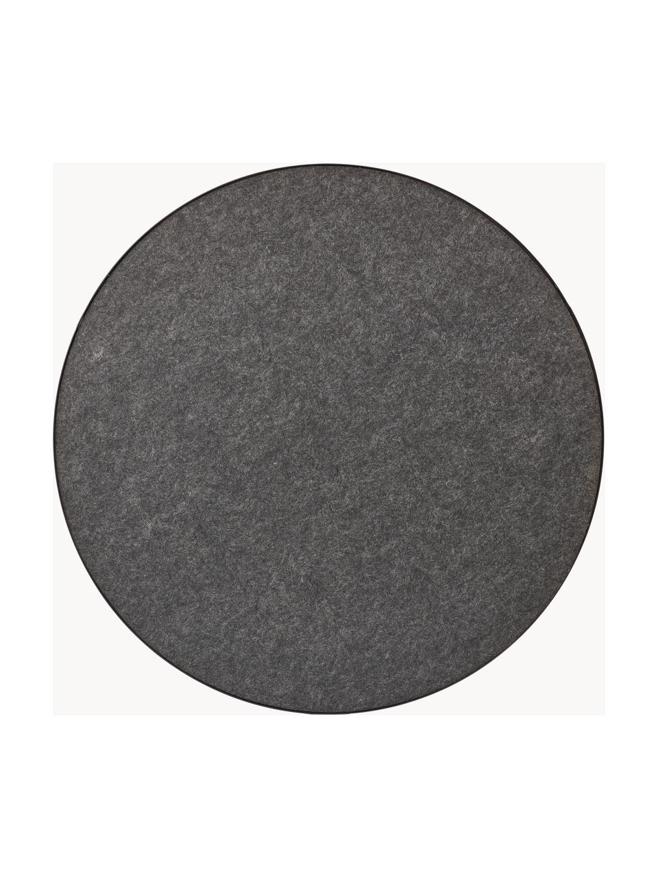 Kulatá nástěnka Retell, Tmavě šedá, Ø 80 cm