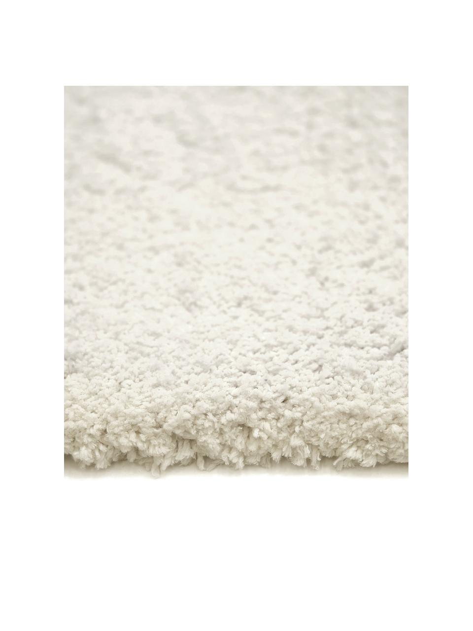 Flauschiger runder Hochflor-Teppich Leighton in Creme, Flor: Mikrofaser (100% Polyeste, Creme, Ø 200 cm (Größe L)