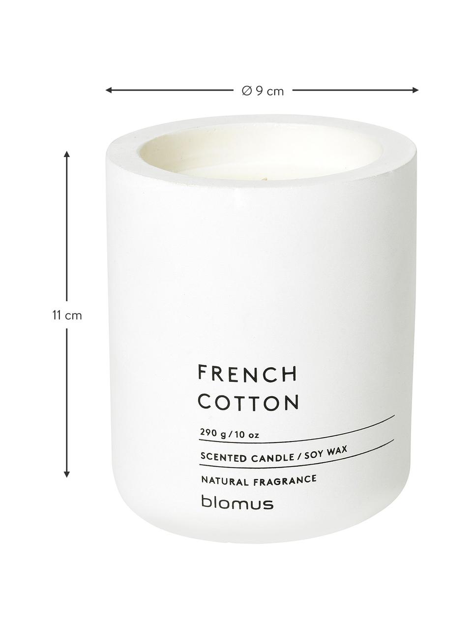 Bougie parfumée Fraga (herbes douces), Blanc