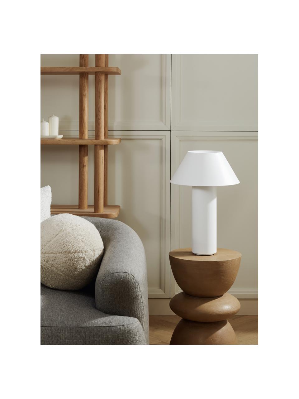 Lampe à poser Niko, Blanc, Ø 35 x haut. 55 cm