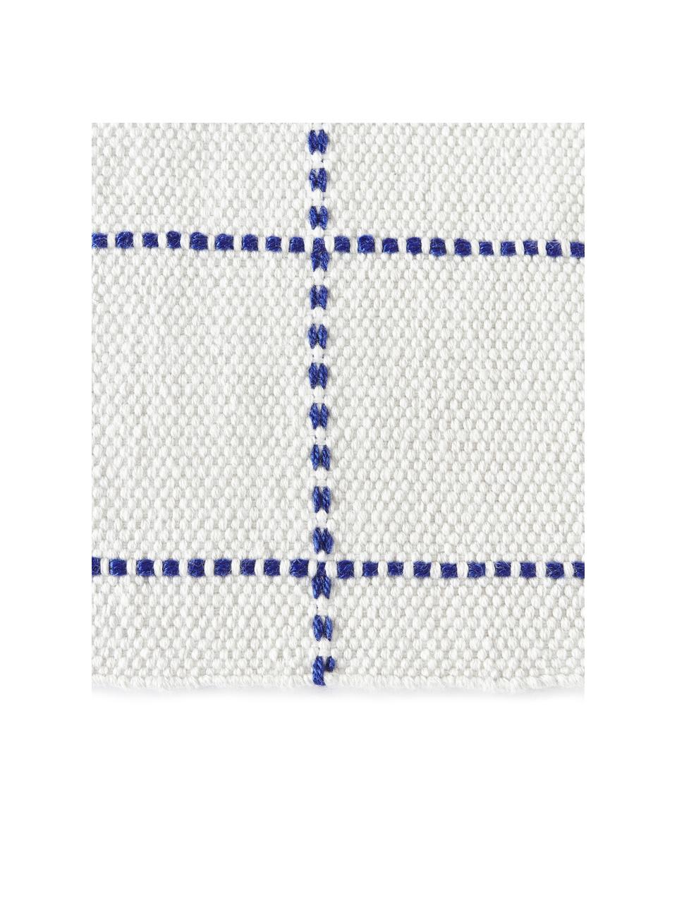 In- & outdoor vloerkleed Prague met franjes, 100% polyester, GRS-gecertificeerd

Het materiaal dat in dit product wordt gebruikt, is getest op schadelijke stoffen en gecertificeerd volgens STANDARD 100 door OEKO-TEX®, 11-62055, Shirley., Wit, blauw, B 80 x L 150 cm (maat XS)