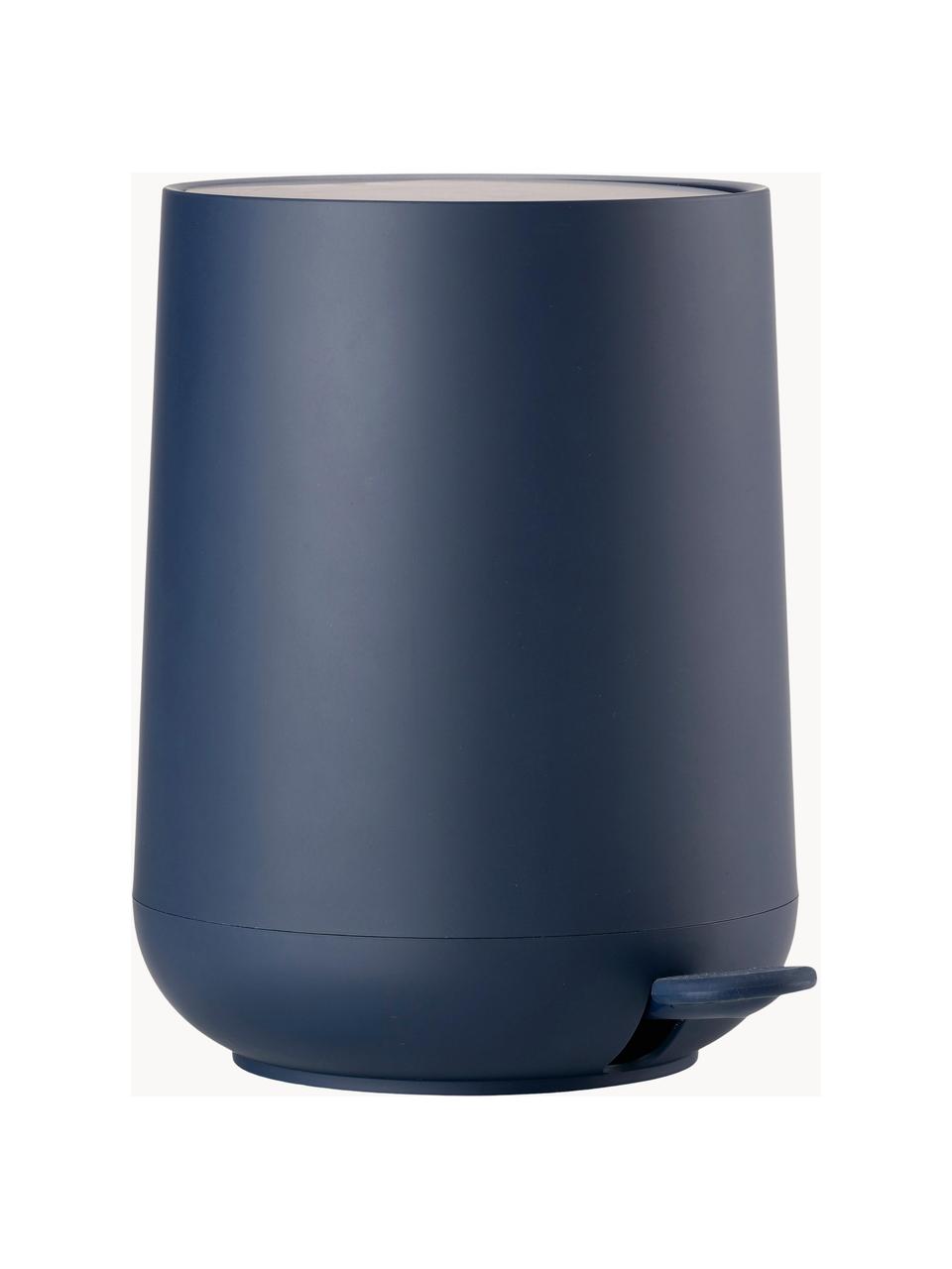 Poubelle à fermeture douce Nova, Plastique ABS, Bleu roi, 5 L