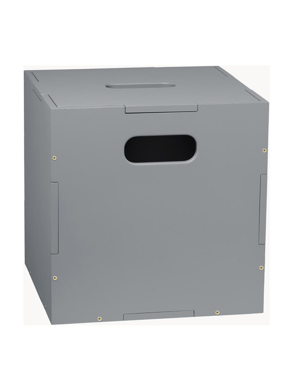 Caja de madera Cube, Madera de abedul pintada

Este producto está hecho de madera de origen sostenible y con certificación FSC®., Gris, An 36 x F 36 cm