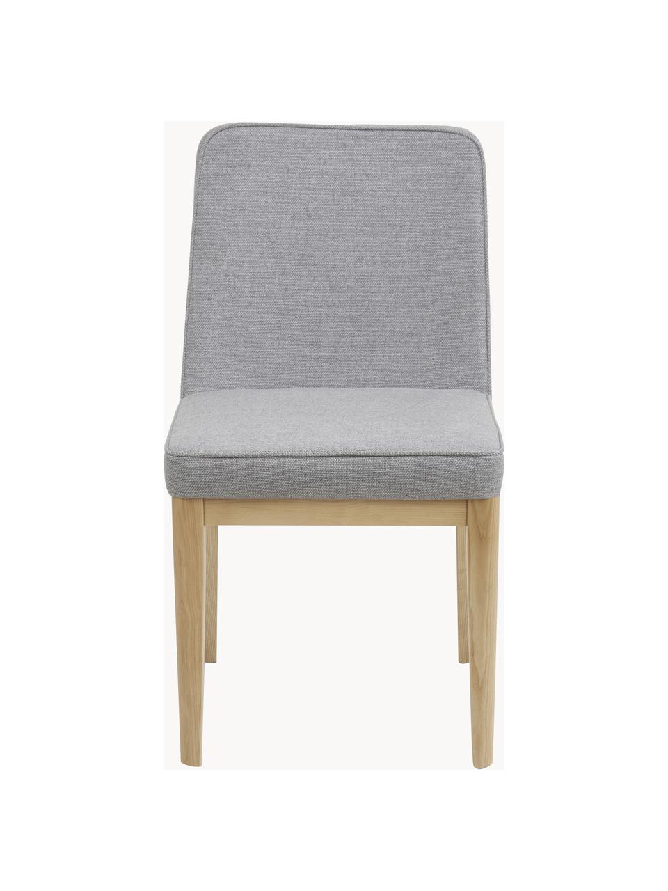 Čalouněná židle Koga, Světle šedá, Š 47 cm, V 86 cm