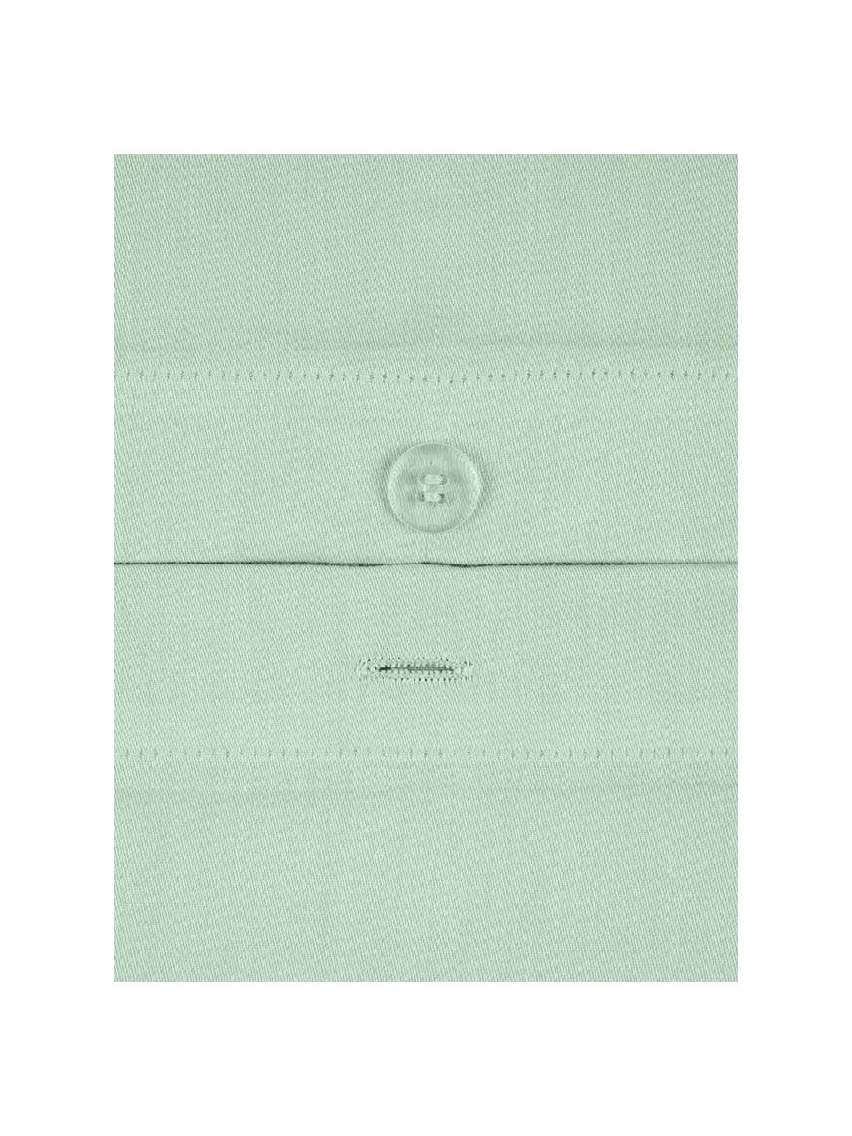 Funda de almohada de satén Comfort, 50 x 70 cm, Verde salvia, An 50 x L 70 cm