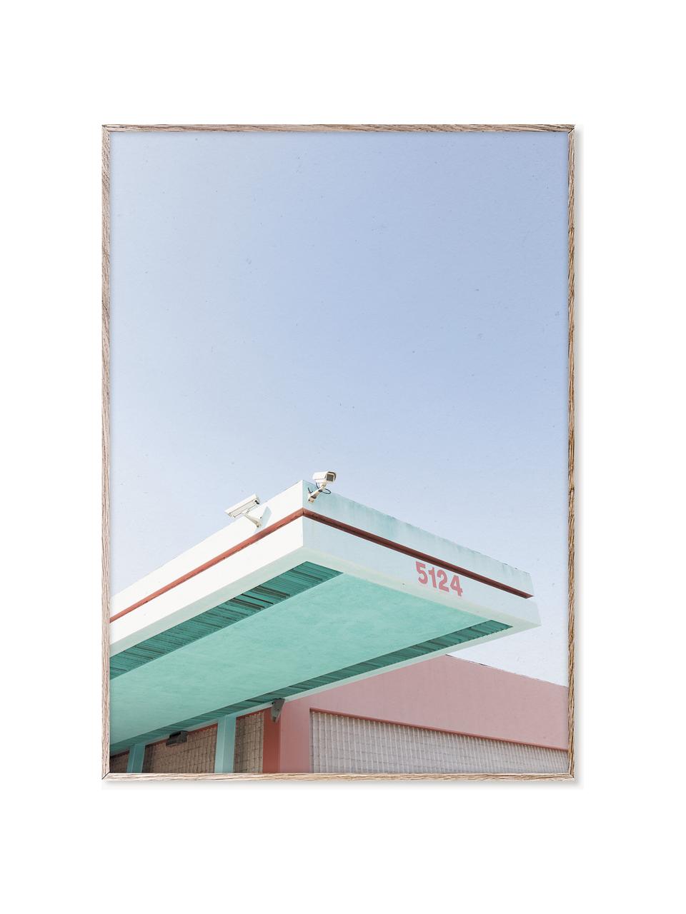 Poster Los Angeles is Pink 01, Carta pregiata opaca da 230 gr, stampa digitale a 12 colori.

Questo prodotto è realizzato con legno di provenienza sostenibile e certificato FSC®., Azzurro, verde menta, rosa chiaro, Larg. 30 x Alt. 40 cm