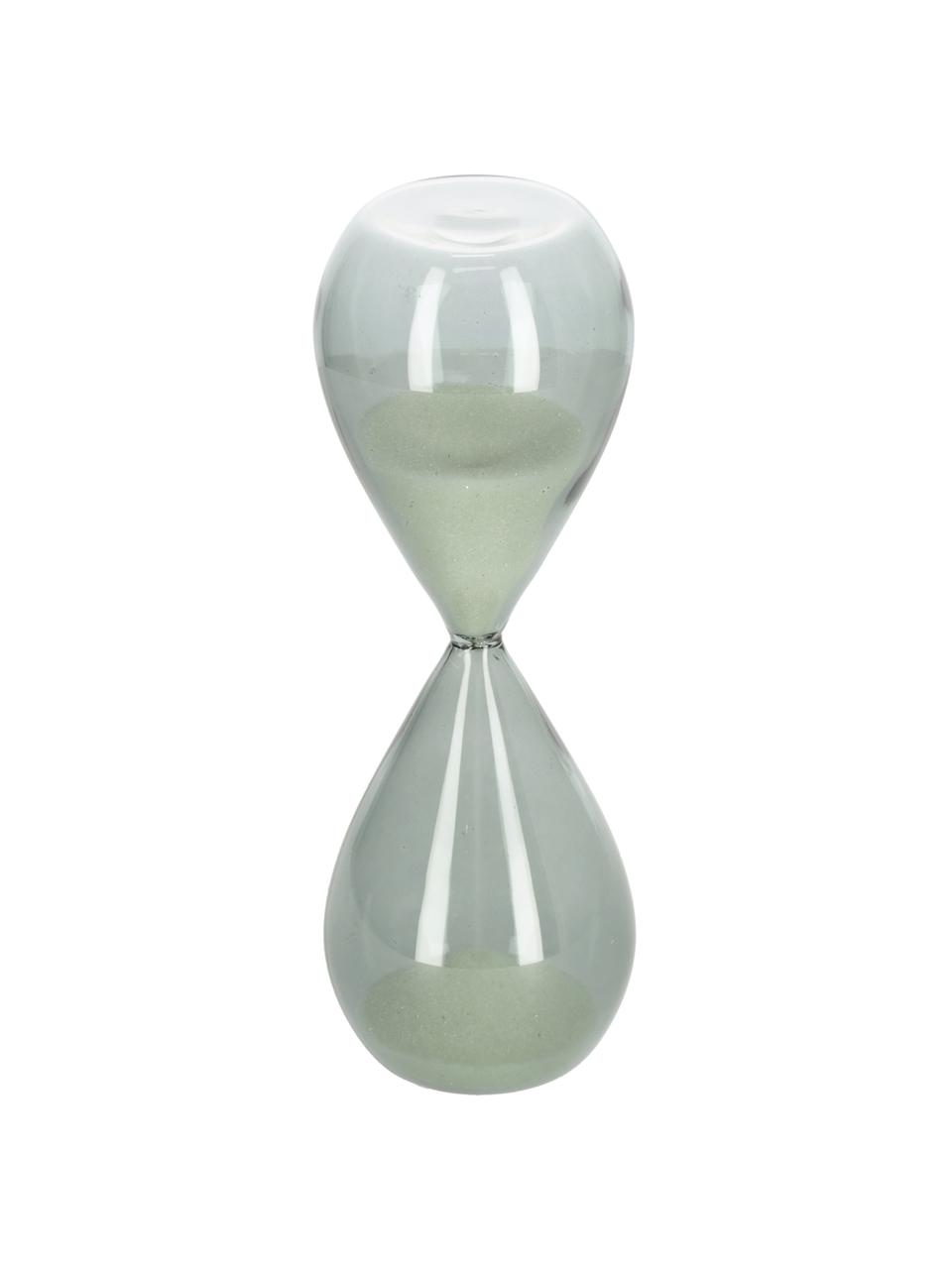 Sanduhr Jany aus Glas, Grau, Ø 7 x H 19 cm