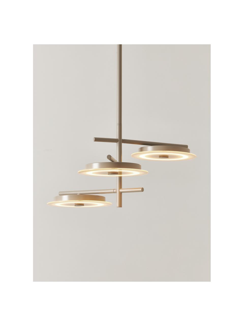 LED-Pendelleuchte Maxine, Beige, B 51 x T 51 cm