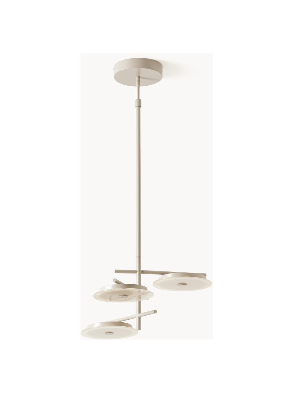 LED-Pendelleuchte Maxine, Beige, B 51 x T 51 cm