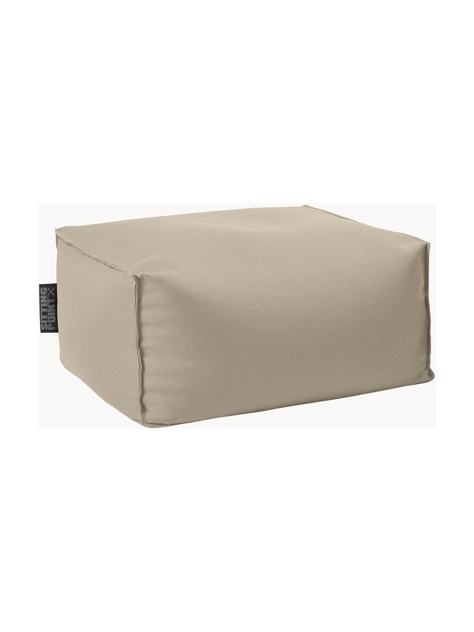 Outdoorvloerkussen Korfu, Bekleding: 100% polypropyleen, teflo, Beige, B 65 x H 35 cm