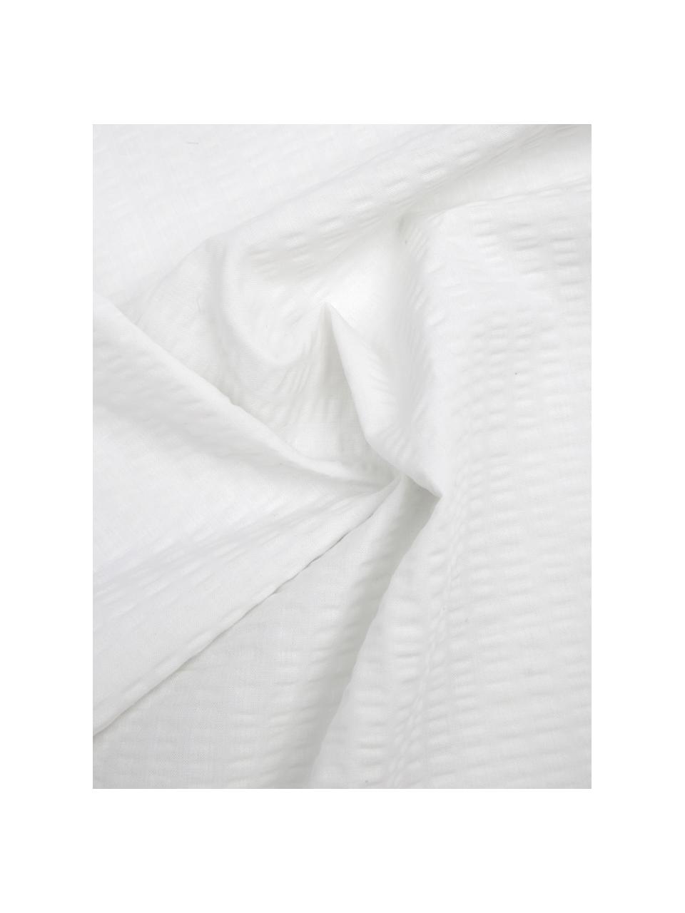 Pościel z kory Basic & Tough, Biały, 155 x 220 cm + 1 poduszka 80 x 80 cm