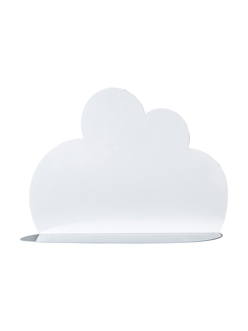 Wandregal Cloud, Metall, lackiert, Weiß, B 60 x H 37 cm