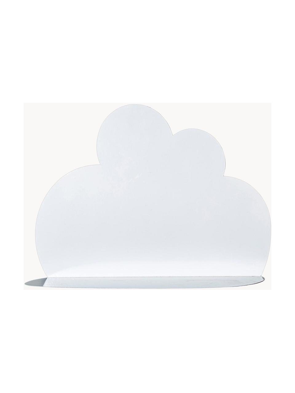 Nástěnná police Cloud, Lakovaný kov, Bílá, Š 60 cm, V 37 cm