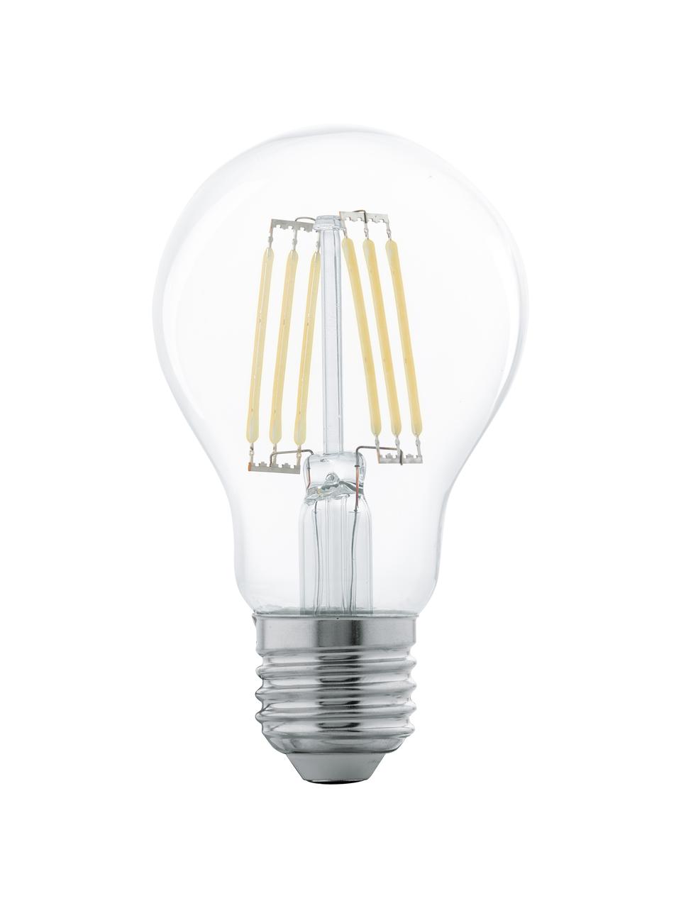 Bombillas LED Cord (E27/6W), 5 uds., Ampolla: vidrio, Casquillo: aluminio, Transparente, Ø 6 x Al 10 cm