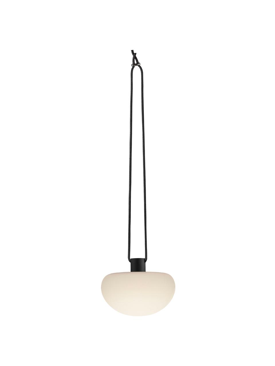 Stmívatelná závěsná LED lampa Sponge, Bílá, černá, Ø 20 cm, V 16 cm