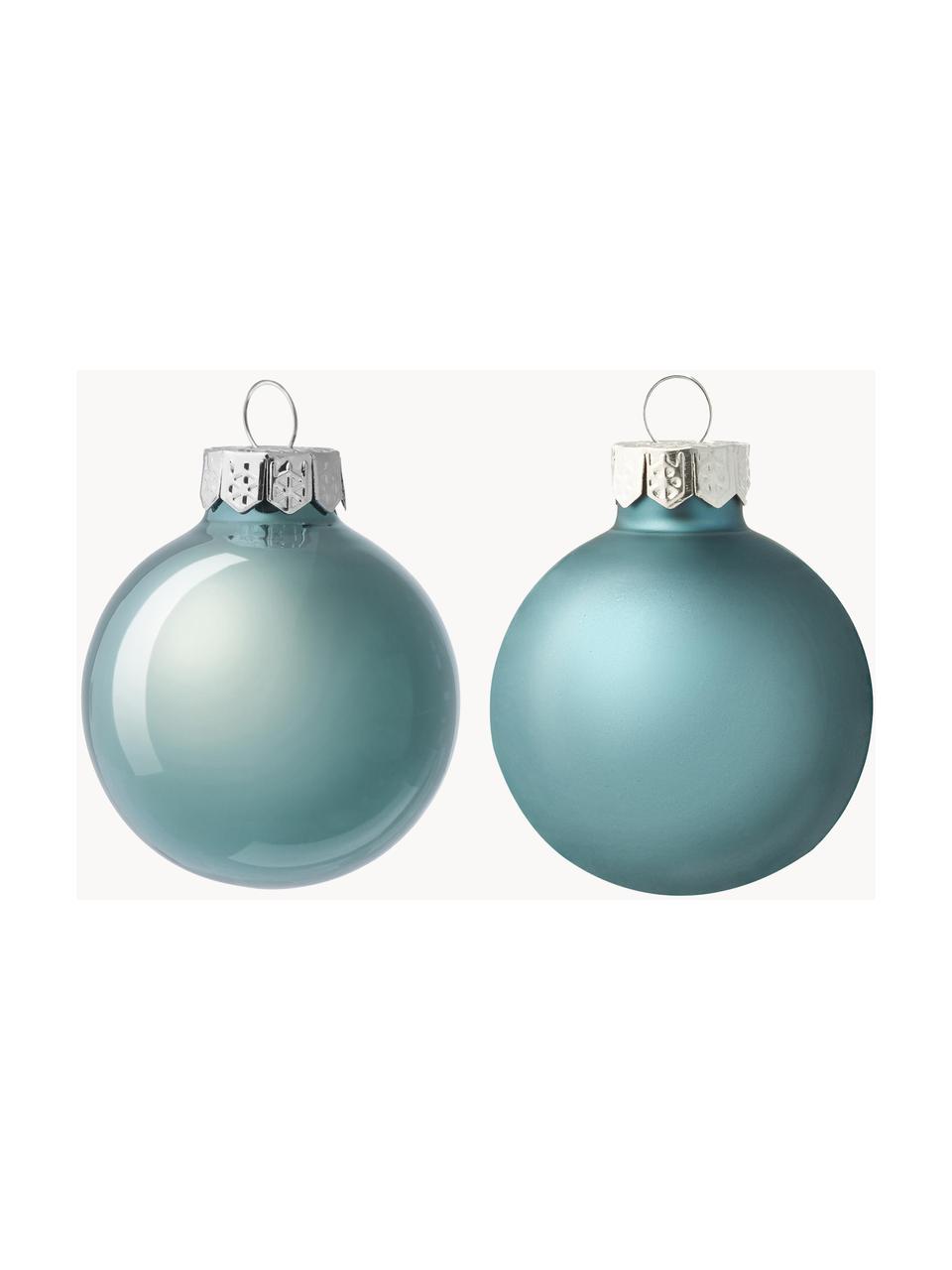 Set palline di Natale Evergreen 6 pz, Azzurro, Ø 8 cm, 6 pz